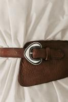 Leren tailleband studio - BROWN - 95