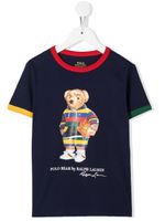 POLO RALPH LAUREN KIDS t-shirt à motif Polo Bear - Bleu