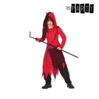 Kostuums voor Kinderen Demon Rood Zwart 4 pcs Maat 10-12 Jaar