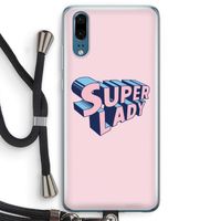 Superlady: Huawei P20 Transparant Hoesje met koord