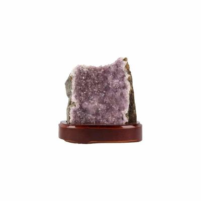 Ruwe Edelsteen Amethist op Voet (Model 11)