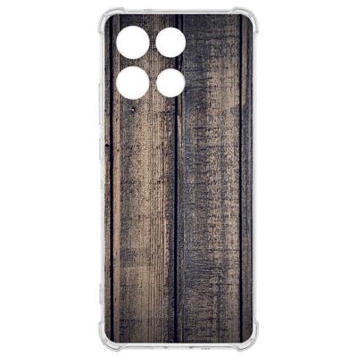 TPU Telefoonhoesje Motorola Moto G56 - Steigerhout backcover