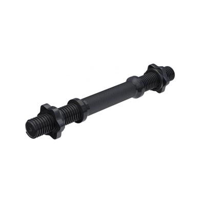 Dumbellstang 35 cm zwart - Schroefsluiting