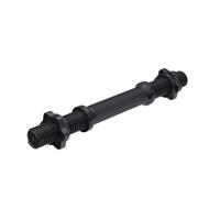 Dumbellstang 35 cm zwart - Schroefsluiting