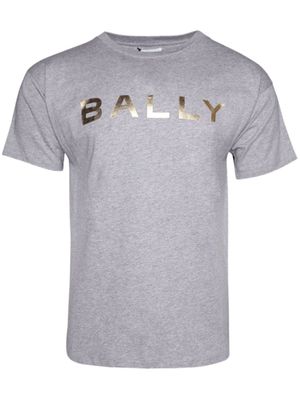 Bally t-shirt chiné à logo imprimé - Gris
