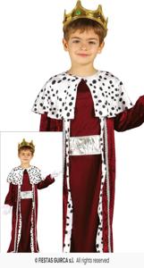 Magisch Verkleedpak Koning Kind Rood