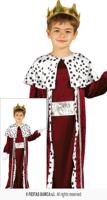 Magisch Verkleedpak Koning Kind Rood