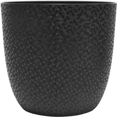 Eda opal chape Ø 29,5 cm - volume 14,8 l - zwart