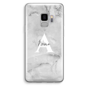 Ivory Marble: Samsung Galaxy S9 Transparant Hoesje