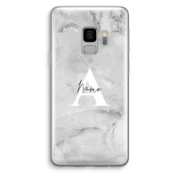 Ivory Marble: Samsung Galaxy S9 Transparant Hoesje Ivory Marble: Samsung Galaxy S9 Transparant Hoesje