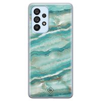 Samsung Galaxy A33 siliconen hoesje - Mamer azuurblauw