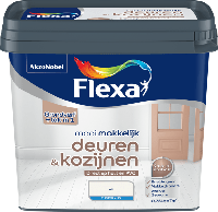 flexa mooi makkelijk deur en kozijn wit 0.75 ltr - thumbnail
