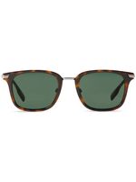 Burberry lunettes de soleil à effet écailles de tortue - Marron