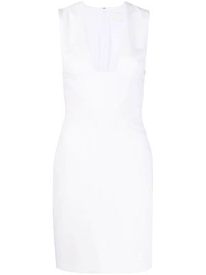 Genny robe à design sans manches - Blanc