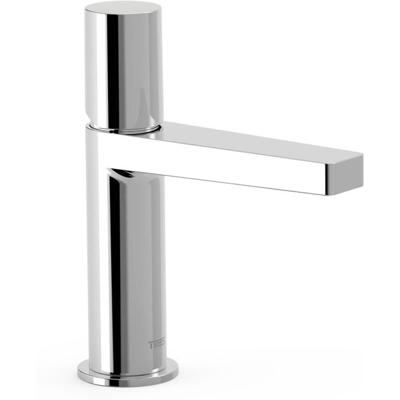 Wastafelkraan Tres Project | Opbouw | Mengkraan | Standaard model | 1-knop | Rond | Chroom