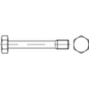 TOOLCRAFT 1067912 Zeskantbouten met gereduceerde schacht M10 35 mm Buitenzeskant DIN 7964 RVS A2 50 stuk(s)