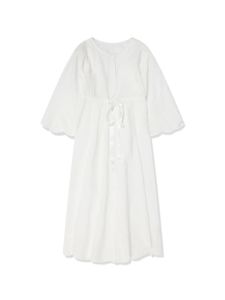 Amiki nuisette Anetta en broderie anglaise - Blanc