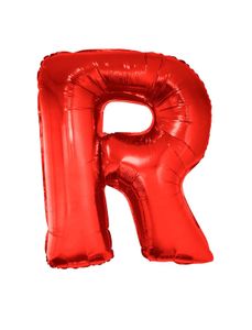 Folieballon Rood Letter &apos;R&apos; Groot