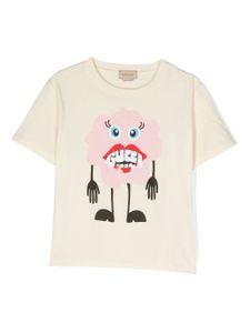 Gucci Kids t-shirt en coton à imprimé graphique - Tons neutres