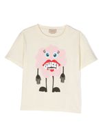 Gucci Kids t-shirt en coton à imprimé graphique - Tons neutres