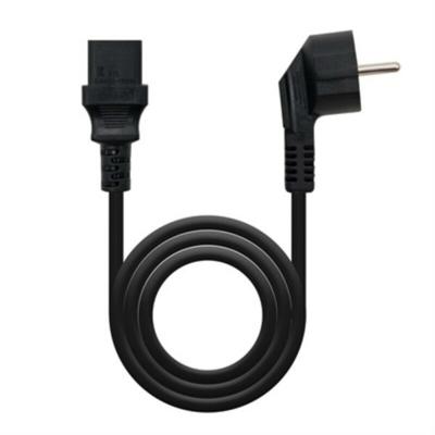 Voedingskabel NANOCABLE 10.22.01 CEE7 C13 Zwart - Maat: 10 m