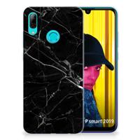 Huawei P Smart 2019 | TPU | Siliconen hoesje | Marmer Zwart - Origineel Cadeau Vader