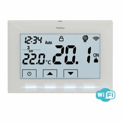 Draadloze thermostaat timer Perry 1tx cr029 Wi-Fi Wit
