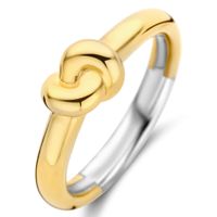 TI SENTO-Milano 12278SY Ring Knoop zilver goudkleurig