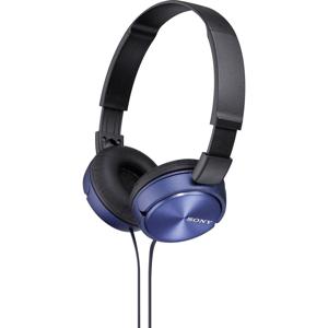 Sony MDR-ZX310 On Ear koptelefoon Kabel Blauw Vouwbaar