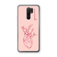 Blooming Heart: Xiaomi Redmi 9 Transparant Hoesje