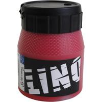 Creativ Company Linoleum verf, rood, 250 ml/ 1 doosje