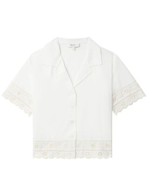 Sea Gehaakte blouse - Wit