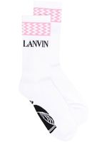 Lanvin chaussettes à logo imprimé - Blanc - thumbnail