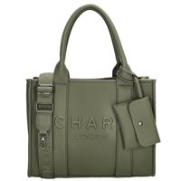 Charm London Handtas/Schoudertas Bond Natuur Groen