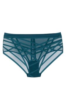 Marlies Dekkers culotte Illusionist à taille haute - Bleu