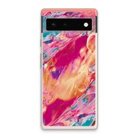 Pastel Echoes: Google Pixel 6 Transparant Hoesje