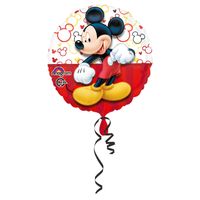Folieballon Mickey Mouse Rood - 43 cm