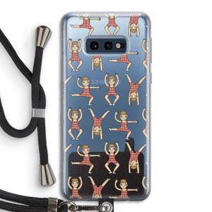 Gymboys: Samsung Galaxy S10e Transparant Hoesje met koord