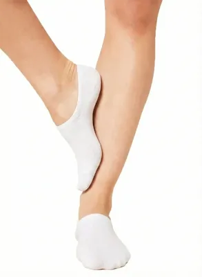 Teckel 3-pack - Invisible Footies sokken met badstof zool - Kousenvoetjes voor dames en heren - Katoen Sokken voor in loafers