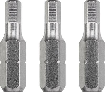 Schroefbit 25mm Hex 6mm 3St - Kwb