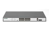 Digitus DN-95342-1 netwerk-switch Unmanaged Fast Ethernet (10/100) 1U Zwart, Zilver - thumbnail