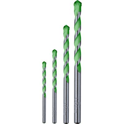 Hardcut Granietborenset, 4-Delig Boorset
