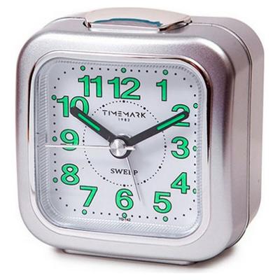 Analoge alarmklok Timemark Zilverkleurig (7.5 x 8 x 4.5 cm)