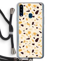 Terrazzo N°13: Samsung Galaxy A20s Transparant Hoesje met koord