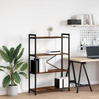 Boekenkast Gerookt eiken 80 x 30 x 118 cm Bewerkt hout