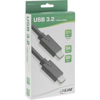 InLine 35701A USB-kabel 1 m USB 3.2 Gen 2 (3.1 Gen 2) USB C Zwart - thumbnail