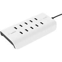 Belkin RockStar USB-laadstation 120 W Thuis Uitgangsstroom (max.) 24000 mA Aantal uitgangen: 10 x USB - thumbnail