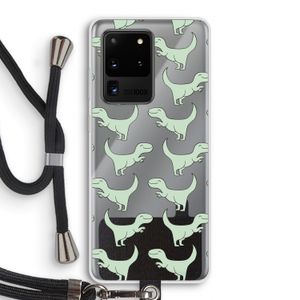 Dinos: Samsung Galaxy S20 Ultra Transparant Hoesje met koord