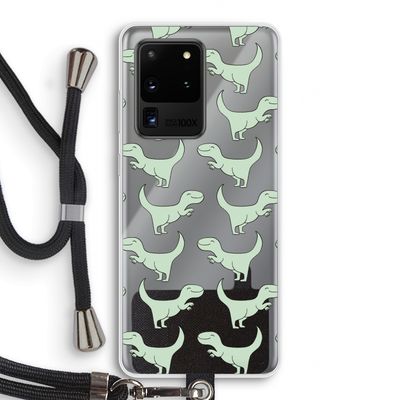 Dinos: Samsung Galaxy S20 Ultra Transparant Hoesje met koord