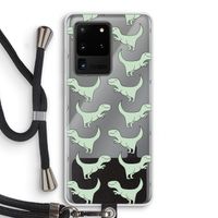 Dinos: Samsung Galaxy S20 Ultra Transparant Hoesje met koord